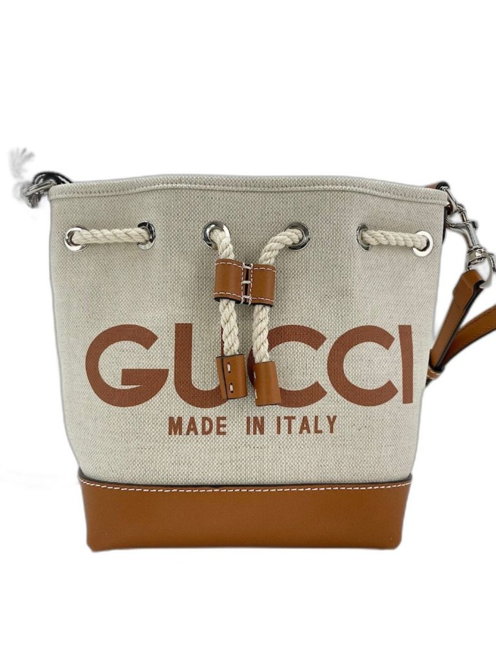 Gucci Shoulder Bag Lido Collection Logo Print